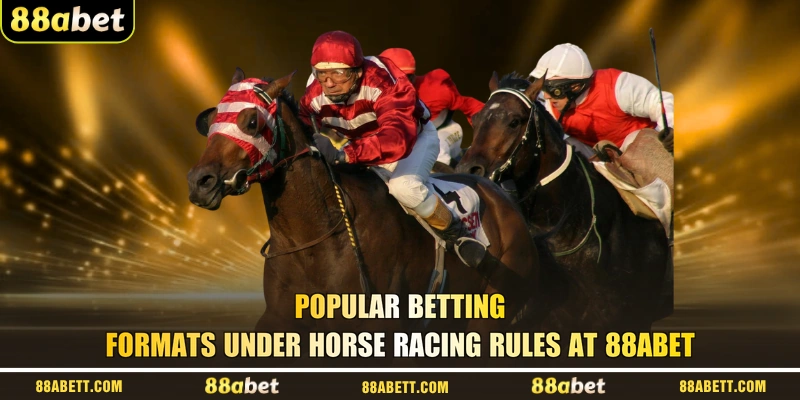 Popular betting formats under horse racing rules at 88ABET