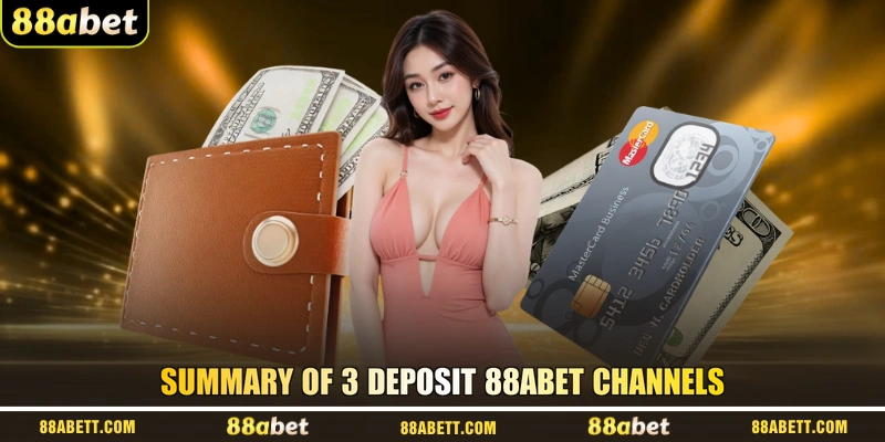 Summary of 3 Deposit 88ABET channels