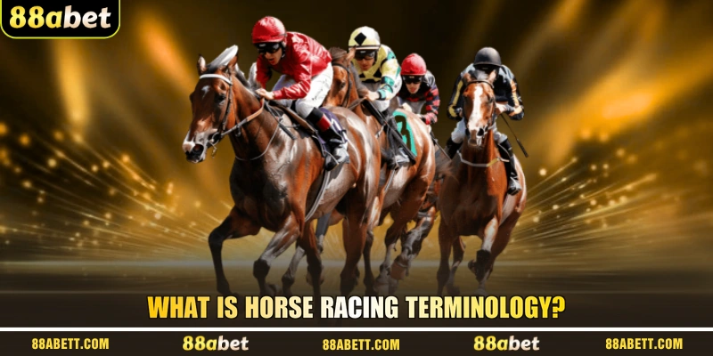 What is horse racing terminology?
